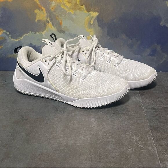 Nike Zoom HyperAce 2 AA0286-100 Women's White/Black Volleyball Shoes Size 11 - Picture 1 of 15